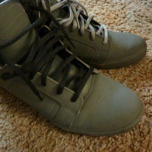 SUPRA MUSKA 001 - GREY LEATHER - SIZE 13